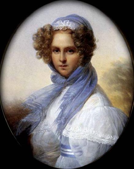 KINSOEN, Francois Joseph Presumed Portrait of Miss Kinsoen